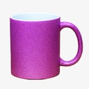 Taza 11oz  brillante de color Rosado para sublimar