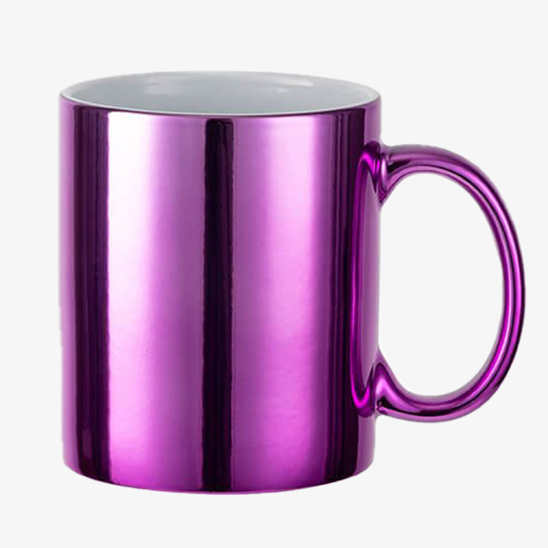 Taza 11oz  brillante de color Morado para sublimar
