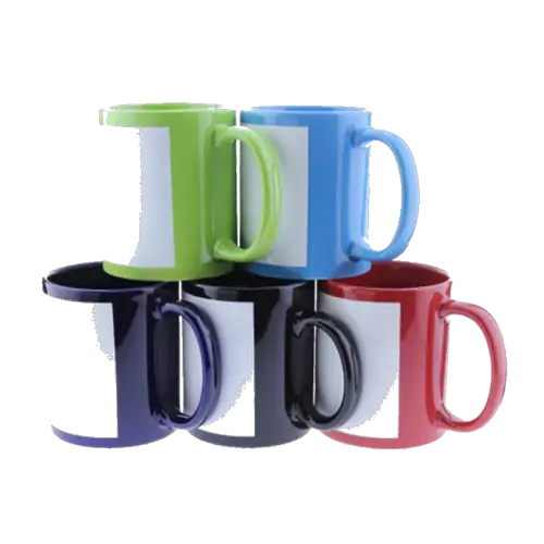 Taza 11oz luminosas de color azul para sublimar