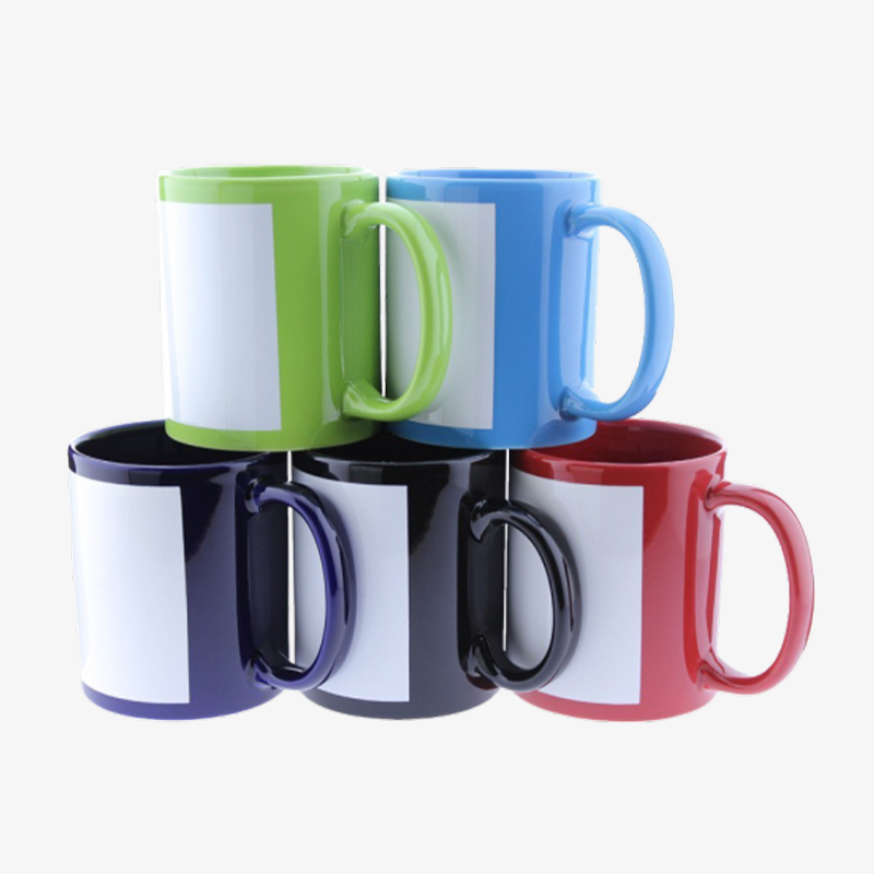 Taza 11oz luminosas de color azul para sublimar