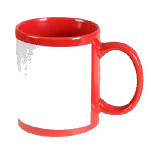 Taza 11oz luminosas de color Rojo para sublimar