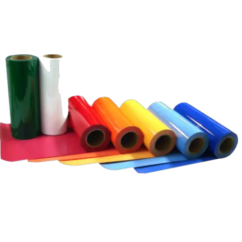 Vinilo de corte adhesivo de color oro para rotulación 60cm*50m,120gsm