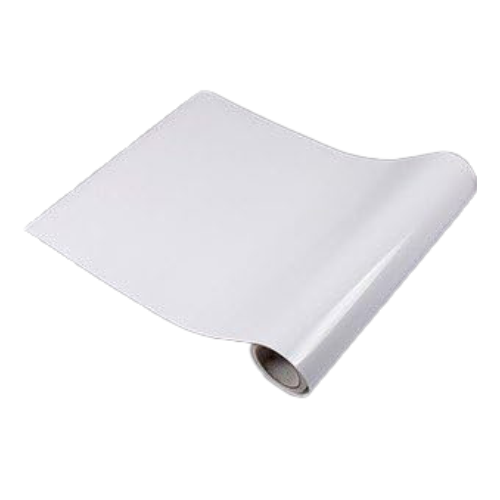Vinilo blanco con brillo 1.37*50 mts
