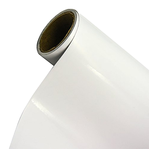 Vinilo blanco con brillo 1.37*50 mts
