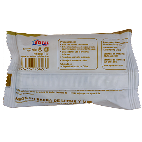 Jabón de tocador leche y miel (75 g)