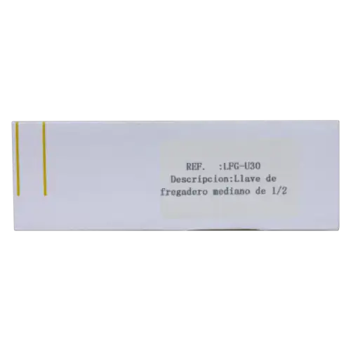 Llave de fregadero mediano de 1/2