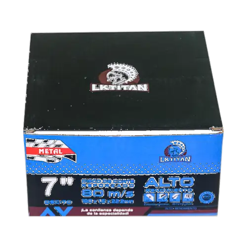 Disco de Corte Metal- 7"X1/16"X7/8"-Q7