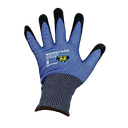 Guantes de Trabajo azul recubierto de Nitrilo, corte A2 Talla 7