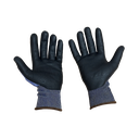 Guantes de Trabajo azul recubierto de Nitrilo, corte A2 Talla 8