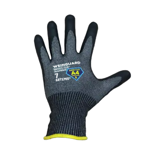 Guantes de Corte color gris recubierto de Nitrilo A4 Talla 7