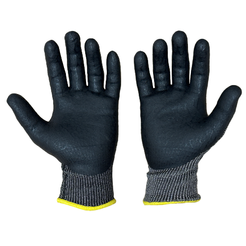 Guantes de Corte color gris recubierto de Nitrilo A4 Talla 8