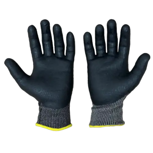Guantes de Corte color gris recubierto de Nitrilo A4 Talla 10