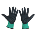 Guantes de Corte color verde recubierto de nitrilo A5 Talla 7