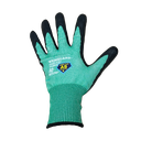 Guantes de Corte color verde recubierto de nitrilo A5 Talla 7