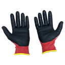 Guantes de Corte color rojo recubierto de nitrilo A7 Talla 7