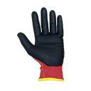 Guantes de Corte color rojo recubierto de nitrilo A7 Talla 7