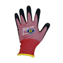 Guantes de Corte color rojo recubierto de nitrilo A7 Talla 8