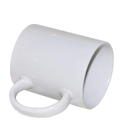 Taza blanca de ceramica