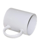 Taza blanca de ceramica