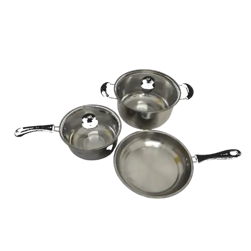 Kit de Cocina eléctrica infrarroja + Set de 3 Ollas