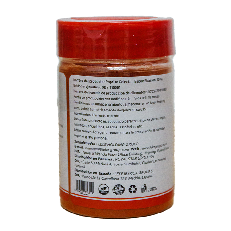 Paprika Selectivo100g (pomo)