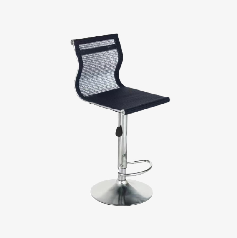 Silla estilo banco de Barra con malla