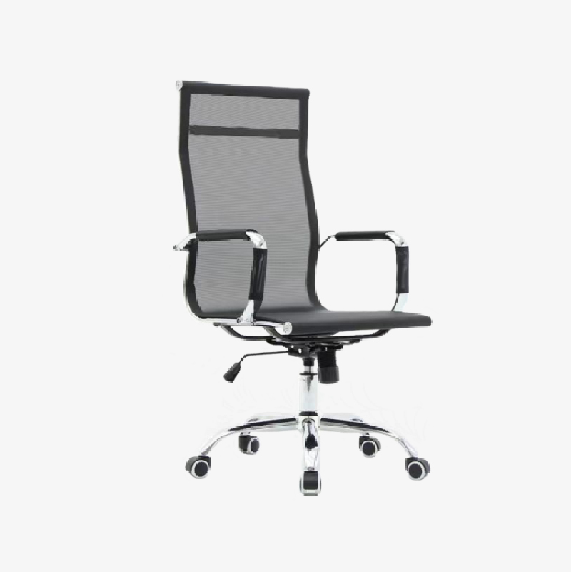 Silla Gerencial de cuero sintético y respaldo alto