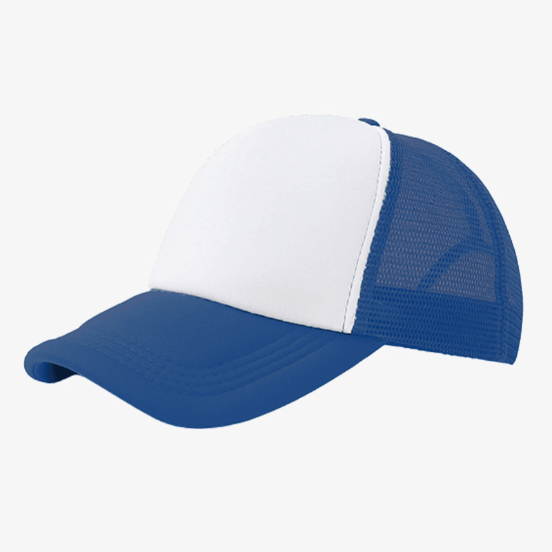 Gorra Verano Unisex Estilo Béisbol Ajustable de Poliéster | Rejilla con Visera Curva (Azul)
