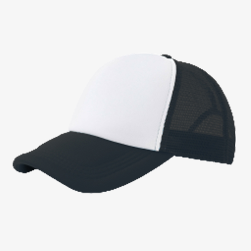 Gorra Verano Unisex Estilo Béisbol Ajustable de Poliéster | Rejilla con Visera Curva (Negro)