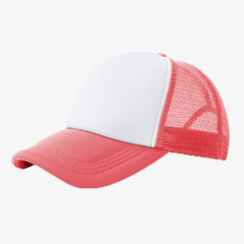 Gorra Verano Unisex Estilo Béisbol Ajustable de Poliéster | Rejilla con Visera Curva (Rosado)