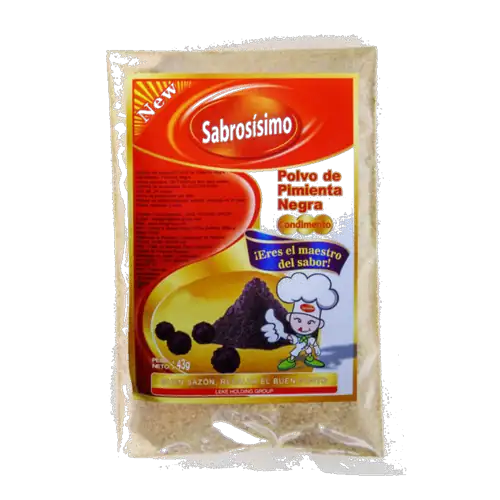 Pimienta negra en polvo (43g)