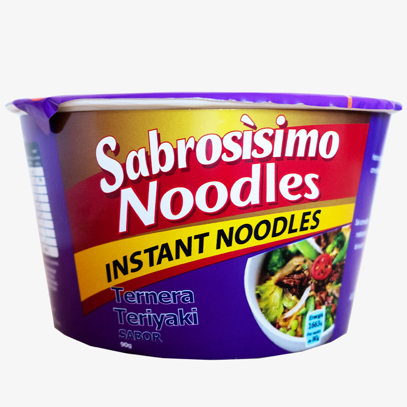 Sopa instantánea de fideos sabor masa frita