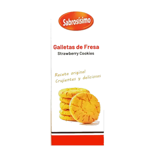 Galleta mantequilla sabor fresa