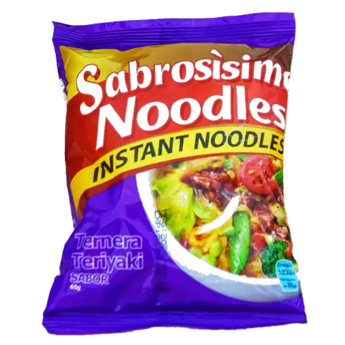 Sopa estilo ramen sabor Teriyaki