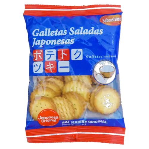 Galletas redondas saladas
