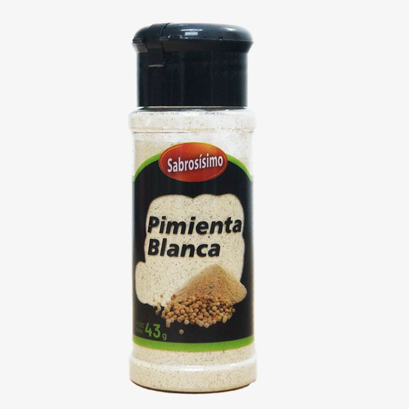 Polvo pimienta blanca 43g (pomo)