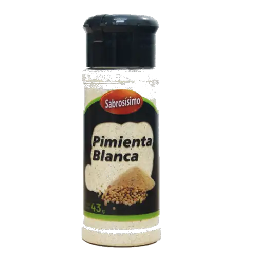 Polvo pimienta blanca 43g (pomo)