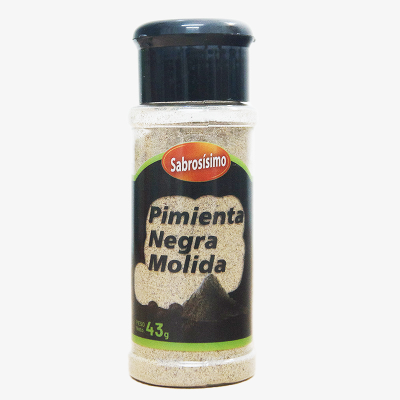 Polvo pimienta negra 43g (pomo)
