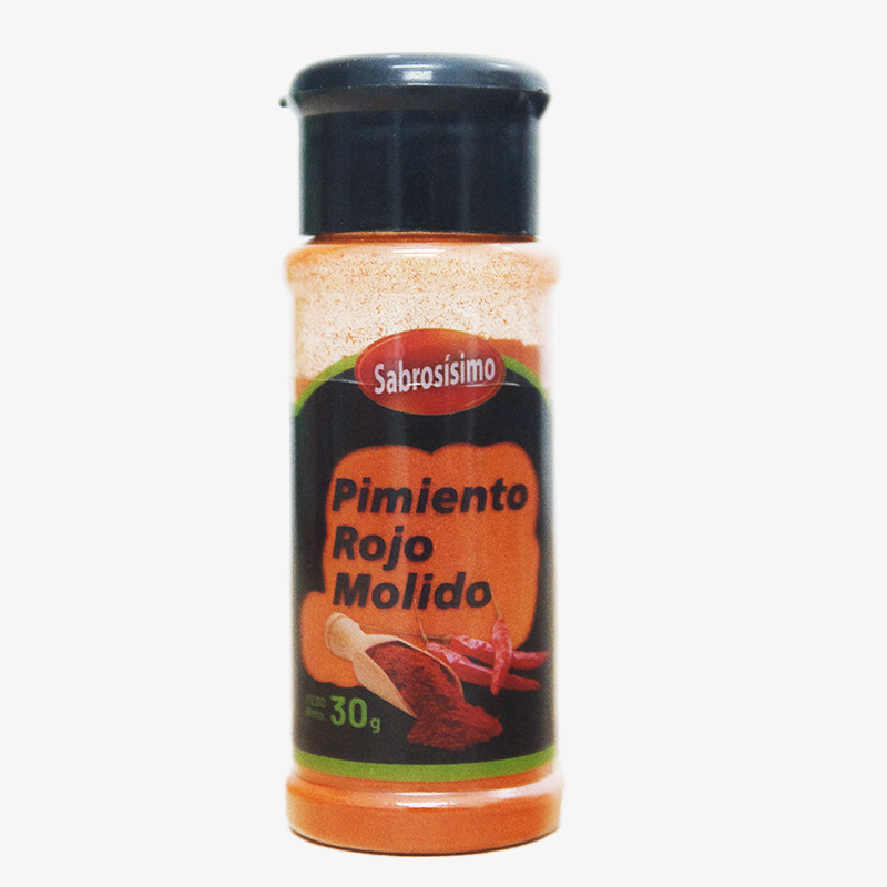 Pimiento rojo polvo 30g (pomo)