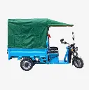 Triciclo de carga techado