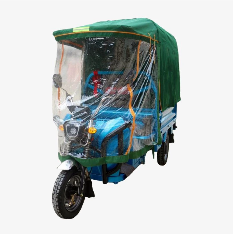 Triciclo de carga techado