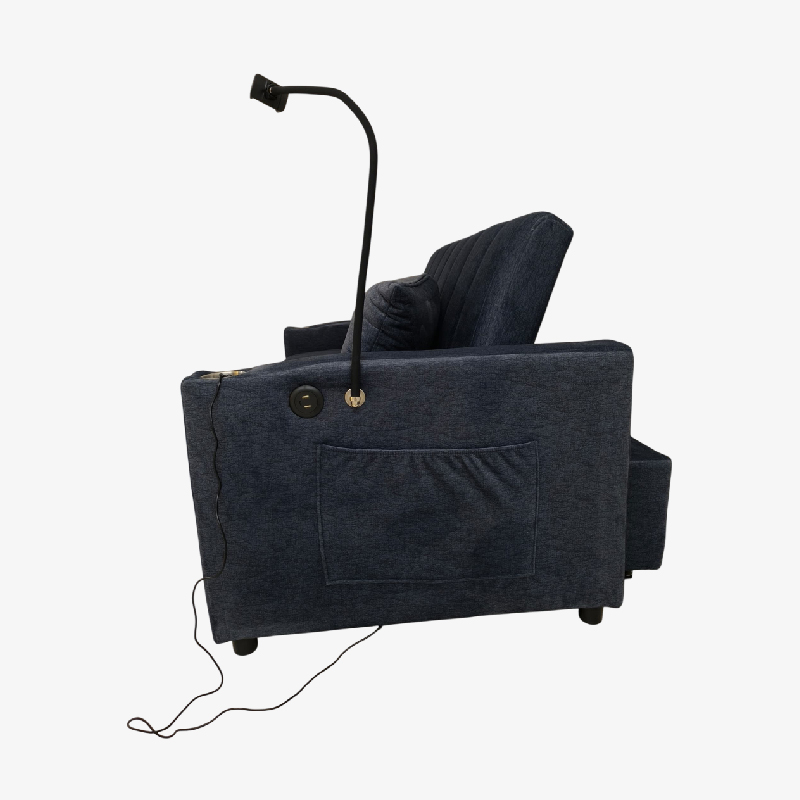 Sofá cama 2 plazas (azul oscuro)