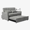 Sofá cama 2 plazas (Gris claro)