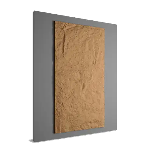 Panel de revestimiento para paredes color terracota