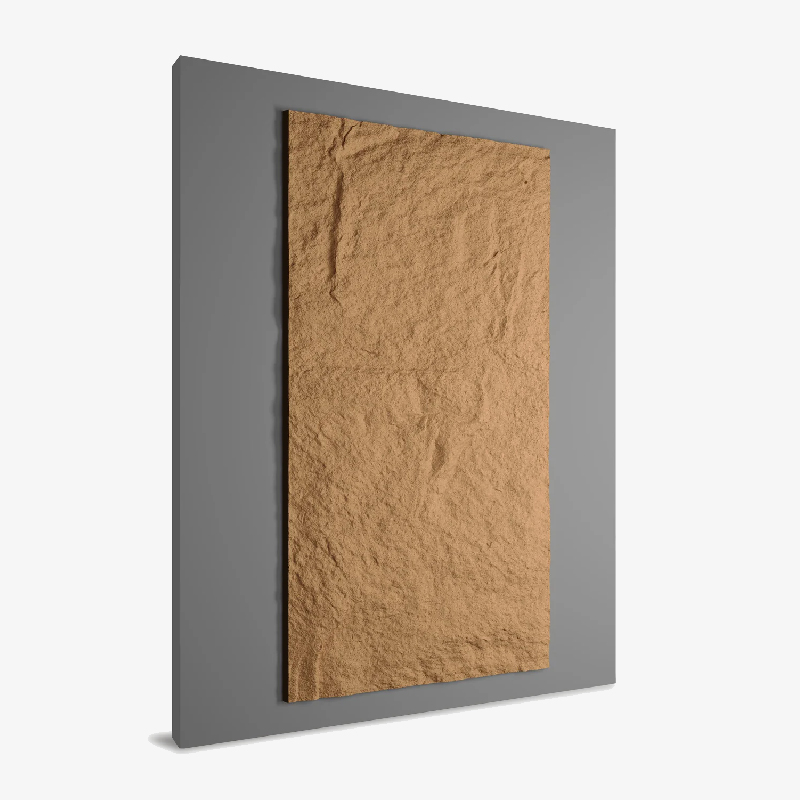 Panel de revestimiento para paredes color terracota