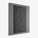 Panel de revestimiento  para paredes color piedra oscura
