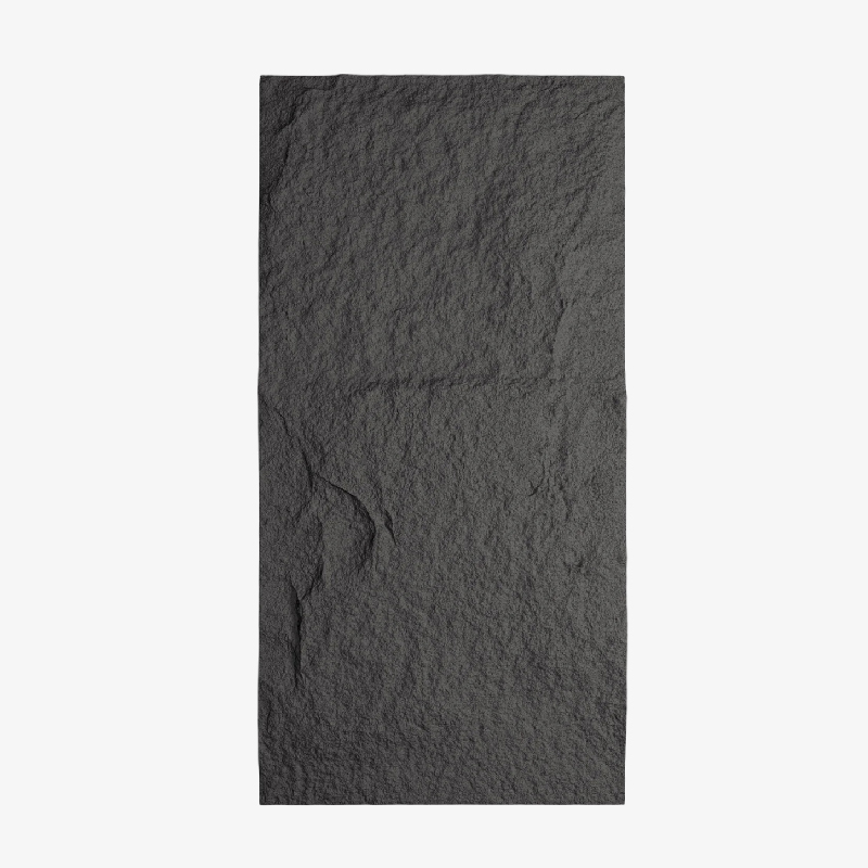 Panel de revestimiento  para paredes color piedra oscura
