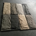 Panel de revestimiento  para paredes color piedra oscura