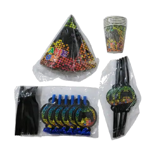 Set de artículos para fiesta (temática nintendo)