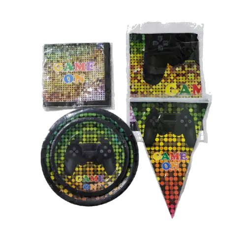 Set de artículos para fiesta (temática nintendo)